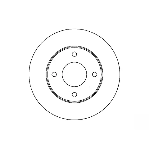 Диск тормозной передний 256X24MM) MITSUBISHI COLT 04 NK 203035