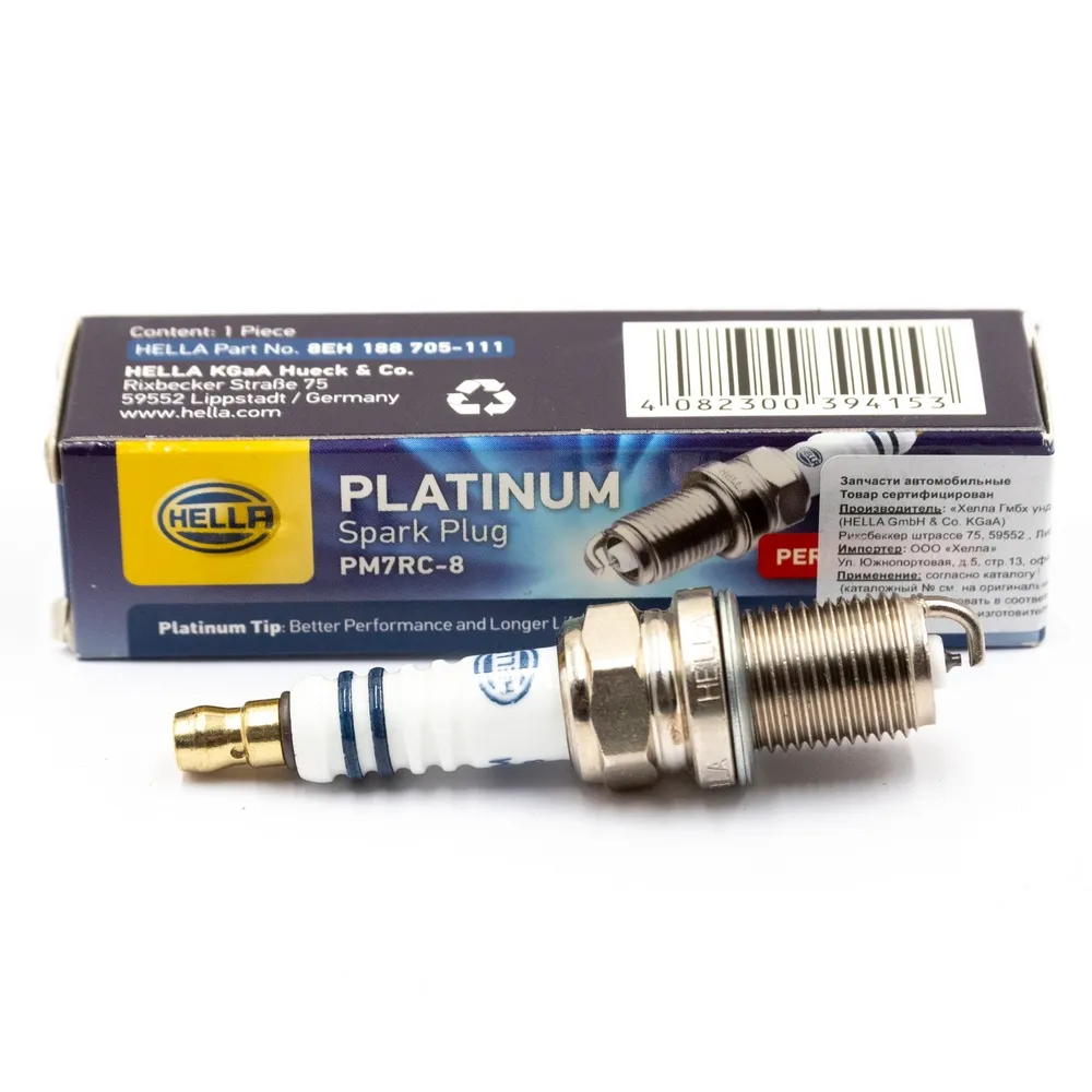 Свеча зажигания Platinum PM7RC-8 HELLA 8EH188705-111
