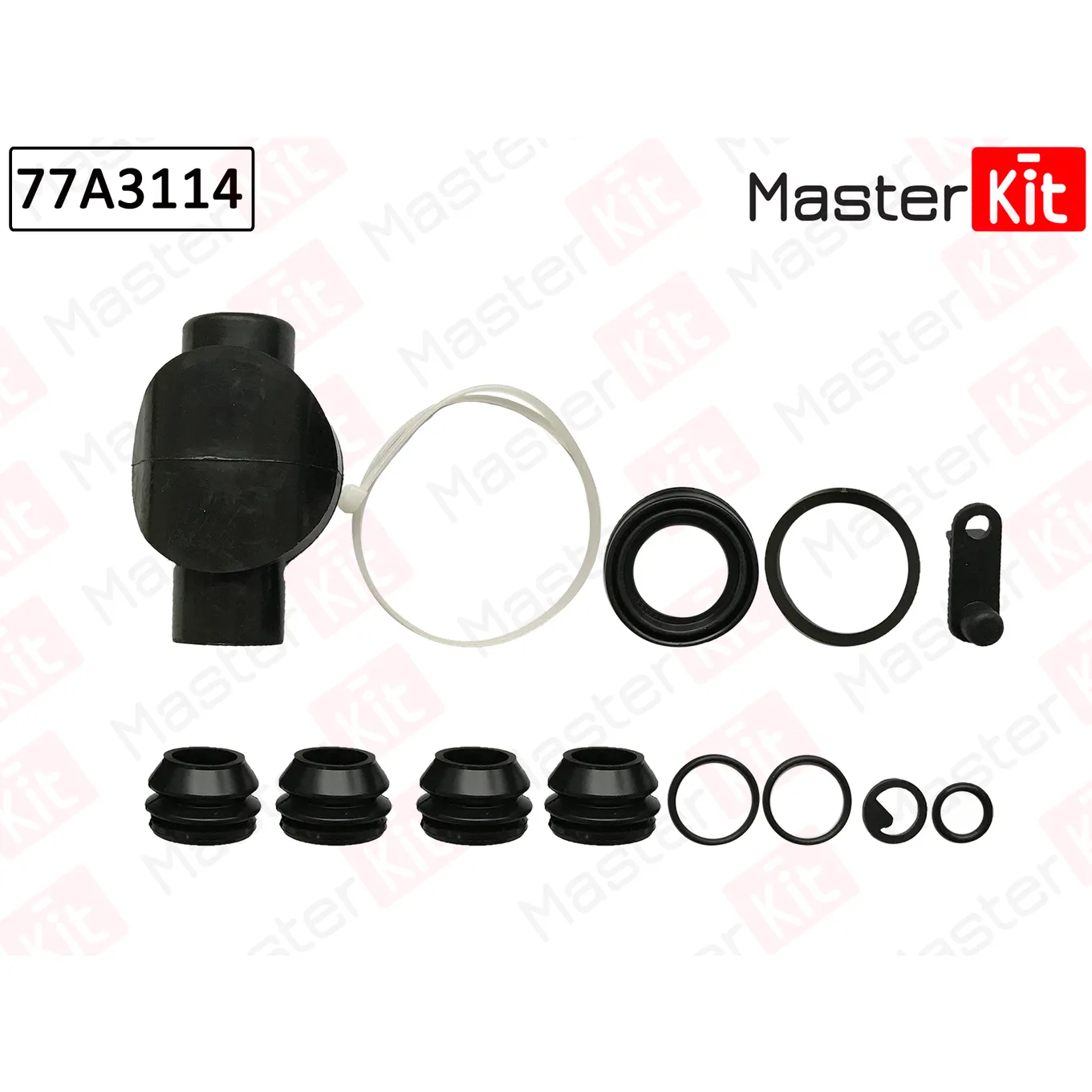 Ремкомплект тормозного суппорта Peugeot 306 (7B, N3, N5) 1993 - 2003 77A3114 MASTERKIT 77A3114