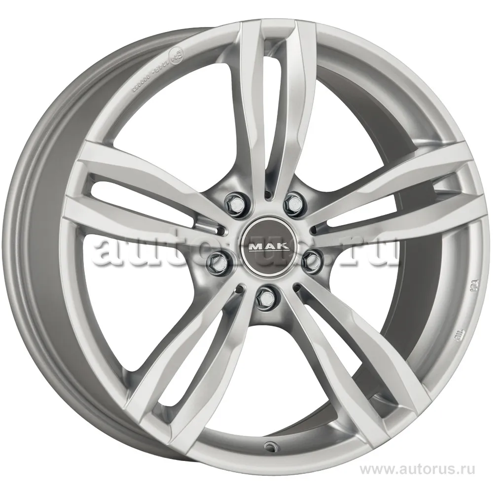 Диск литой R19 9.5J 5x120/72.6 ET48 MAK Luft Silver F9590LFSI48I7BX