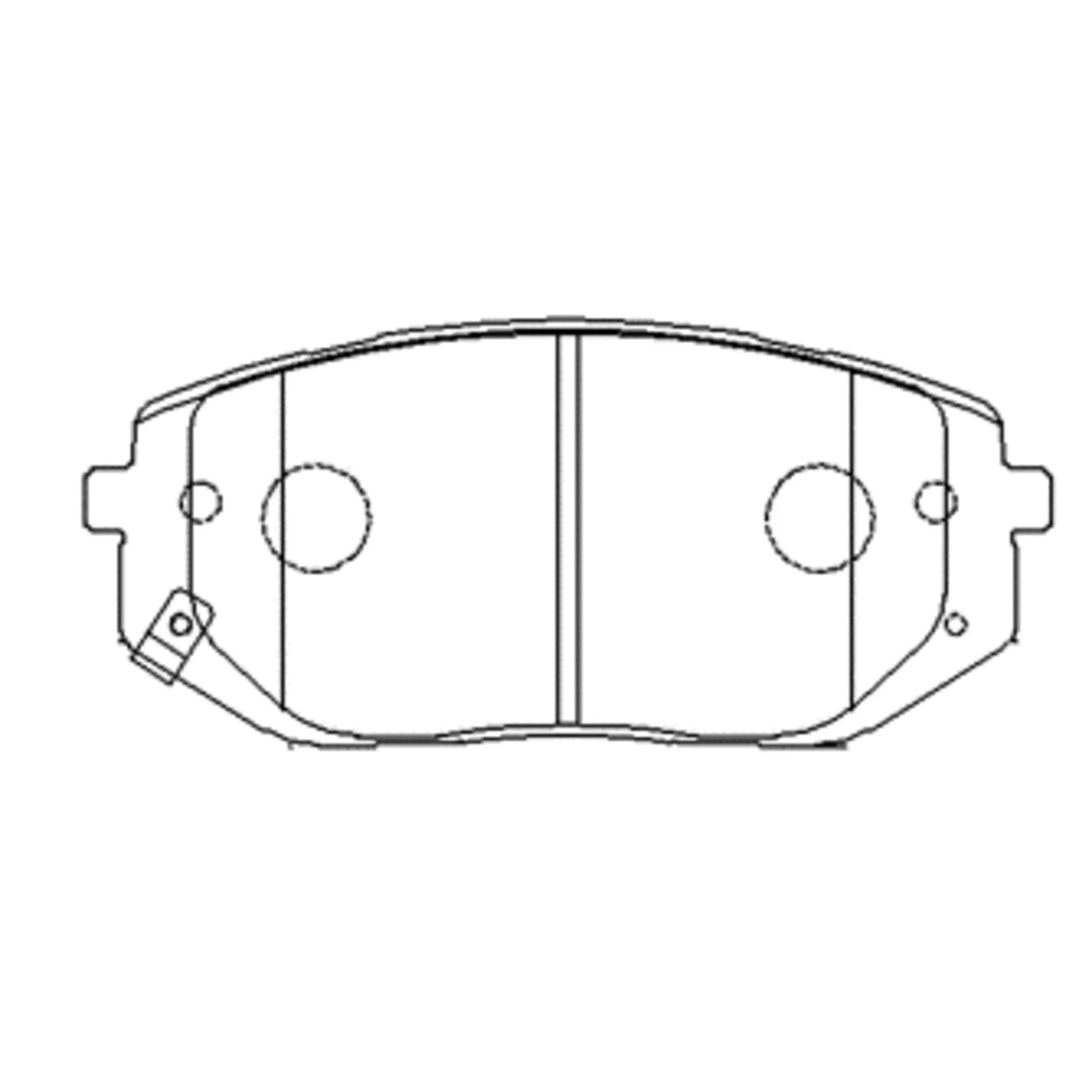 Колодки тормозные CTR GK1512P