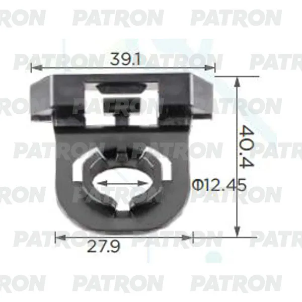 Клипса пластмассовая ToyotaCamry Используется для крепления подкрылков PATRON P372379