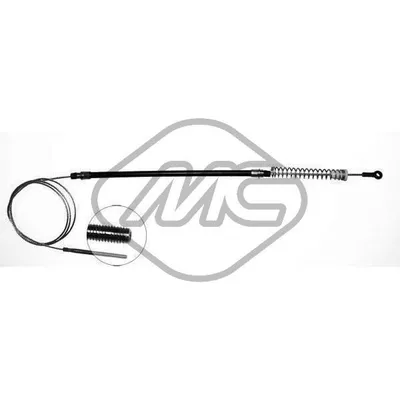 Трос ручника FIAT UNO ALL DX-RH Metalcaucho 81255