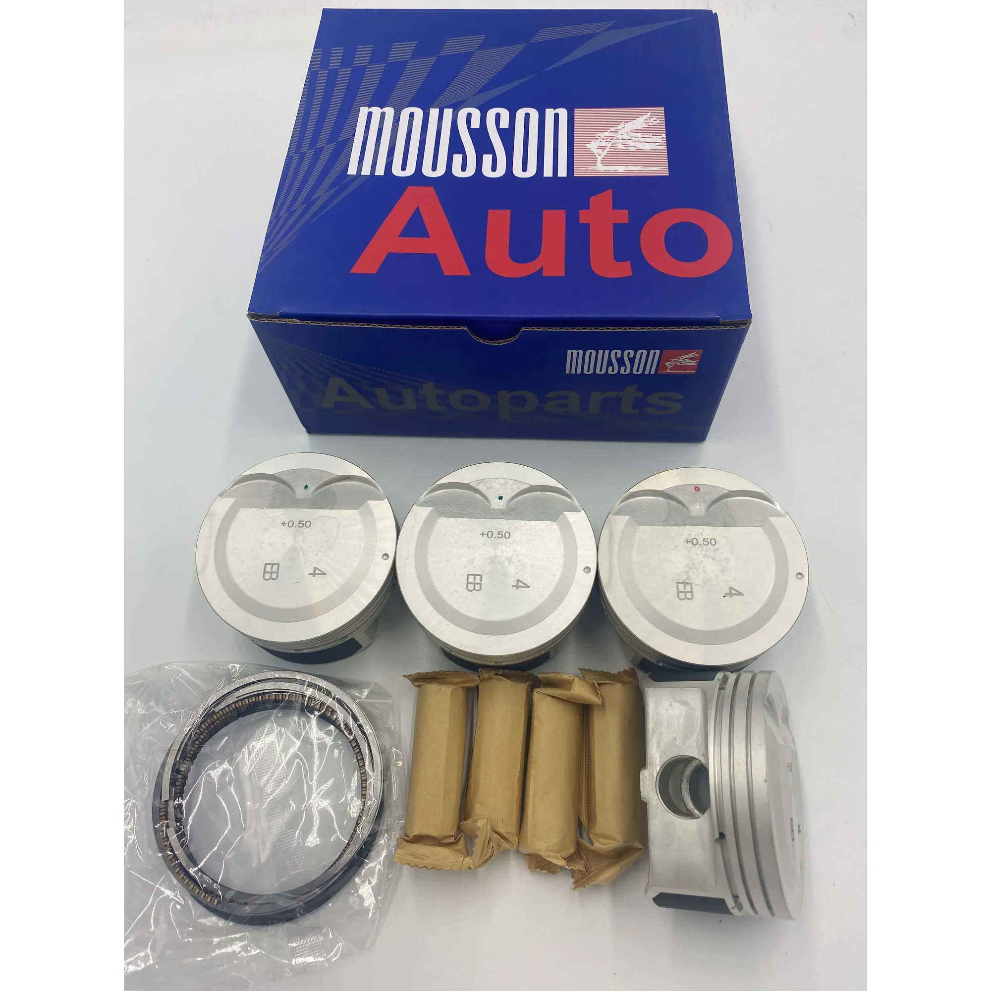 Поршень кольца ремонтные +0,5мм комплект Kia/Hyundai G4FA на 1 цилиндр MOUSSON SPRG4FA050