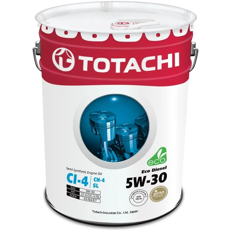 Масло моторное TOTACHI Eco Diesel 5W-30 полусинтетическое 20 л 4562374690493