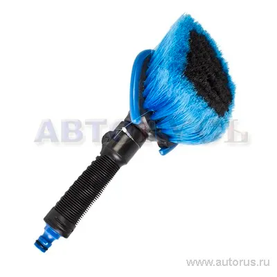 Щетка для мытья с краном подачи воды и нескользящей ручкой L 30 см BOLK BK01112