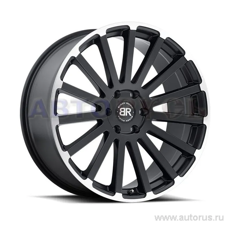Диск литой R20 9J 5x150/110.1 ET25 BLACK RHINO Spear Matt Black Matt Machine Lip Edge 2090SPR255150F10