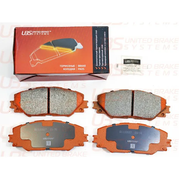 Тормозные колодки TOYOTA RAV 4 III/IV 06-/08-/12- передние UBS B1110027