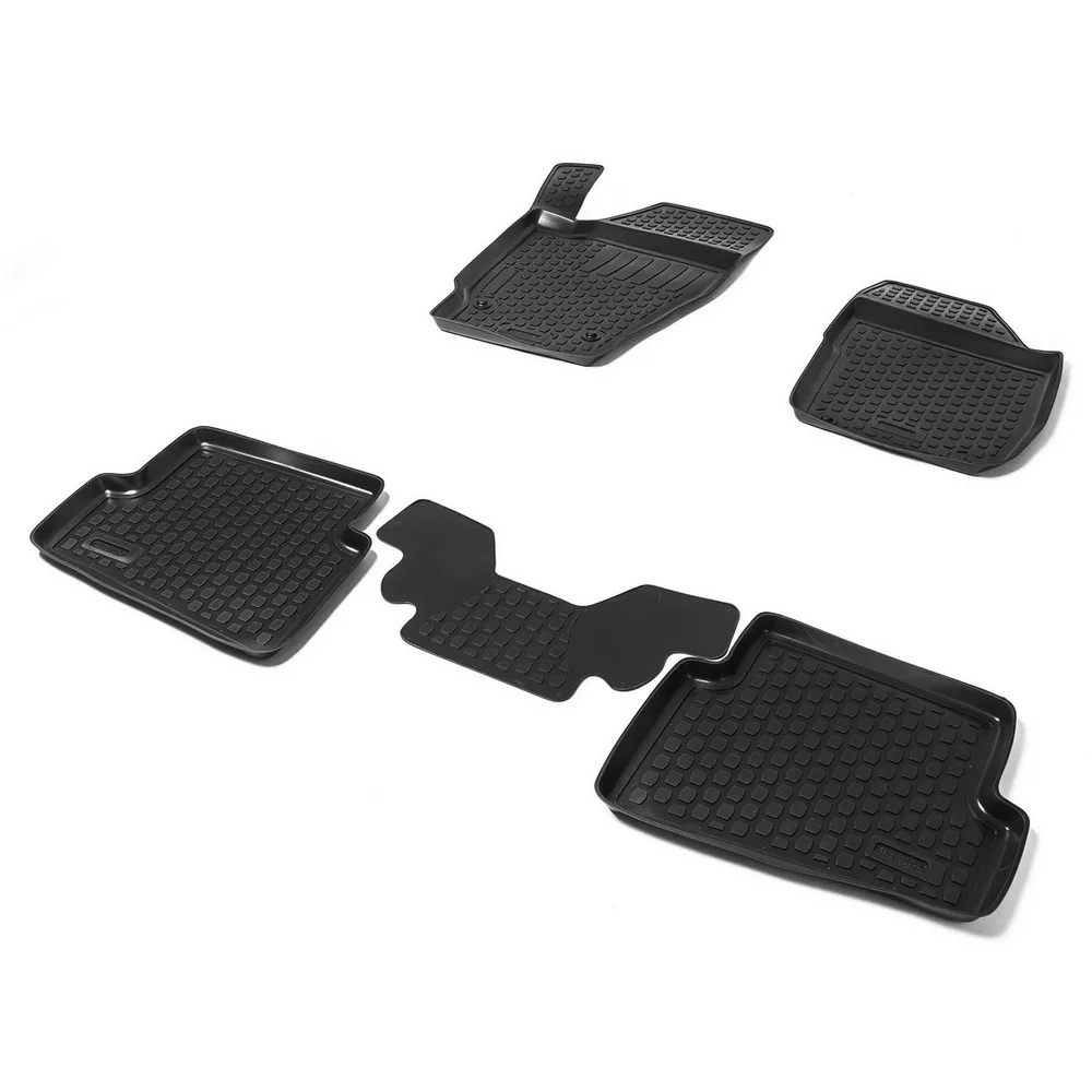 Коврики салона Skoda Fabia черный полиуретан 5 части AutoFlex 99051001001