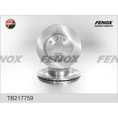 Диск тормозной передний KIA RIO 00-05 FENOX TB217759