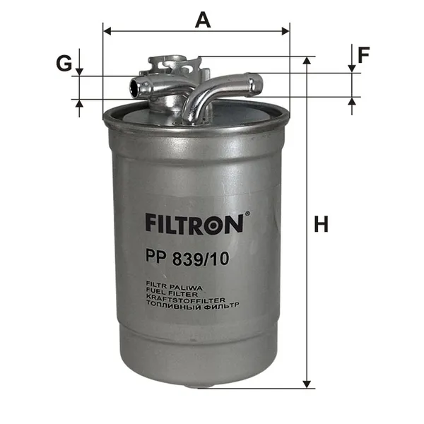 Фильтр топливный FILTRON PP839/10