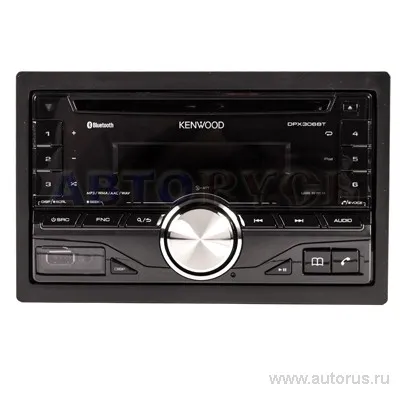 Проигрыватель CD,MP3 KENWOOD DPX-306BT, USB, 2 DIN