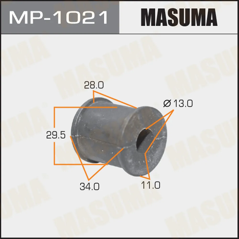 Втулка стабилизатора MASUMA /rear/ Camry/ SV3#, SV4# [уп.2] MASUMA MP1021