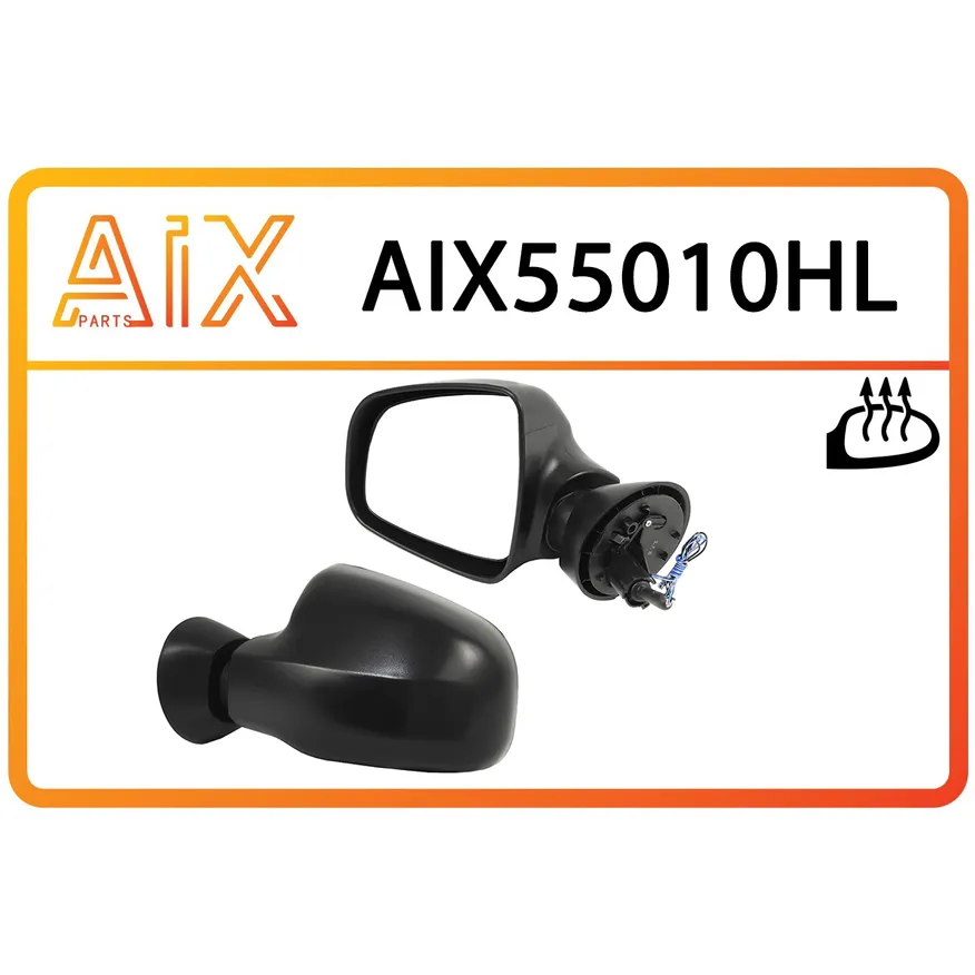 Зеркало мех. с ПОДОГРЕВОМ Левое AIX AIX55010HL