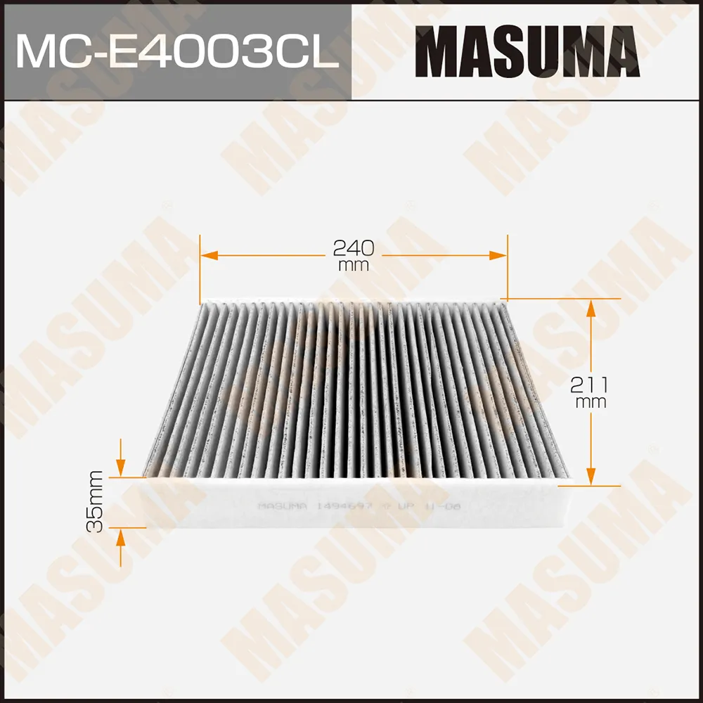 Фильтр салонный MASUMA MCE4003CL