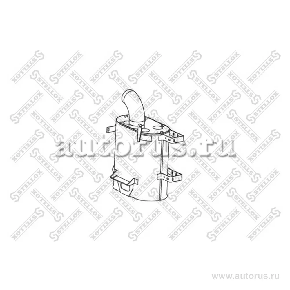 Резонатор(бочка) глушителя RVI STELLOX 8203095_SX