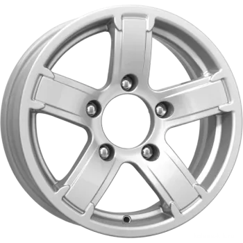 Диск литой R15 6.5J 5x139.7/98 ET15 КИК Ангара сильвер A5728