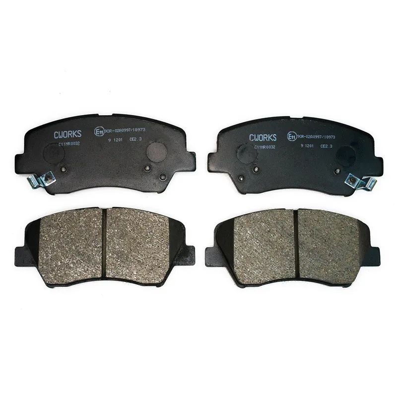 Тормозные колодки передние (NAO) HYUNDAI ELANTRA V седан (MD, UD) 1.6 [G4FG] 131 л. CWORKS C11NR0032