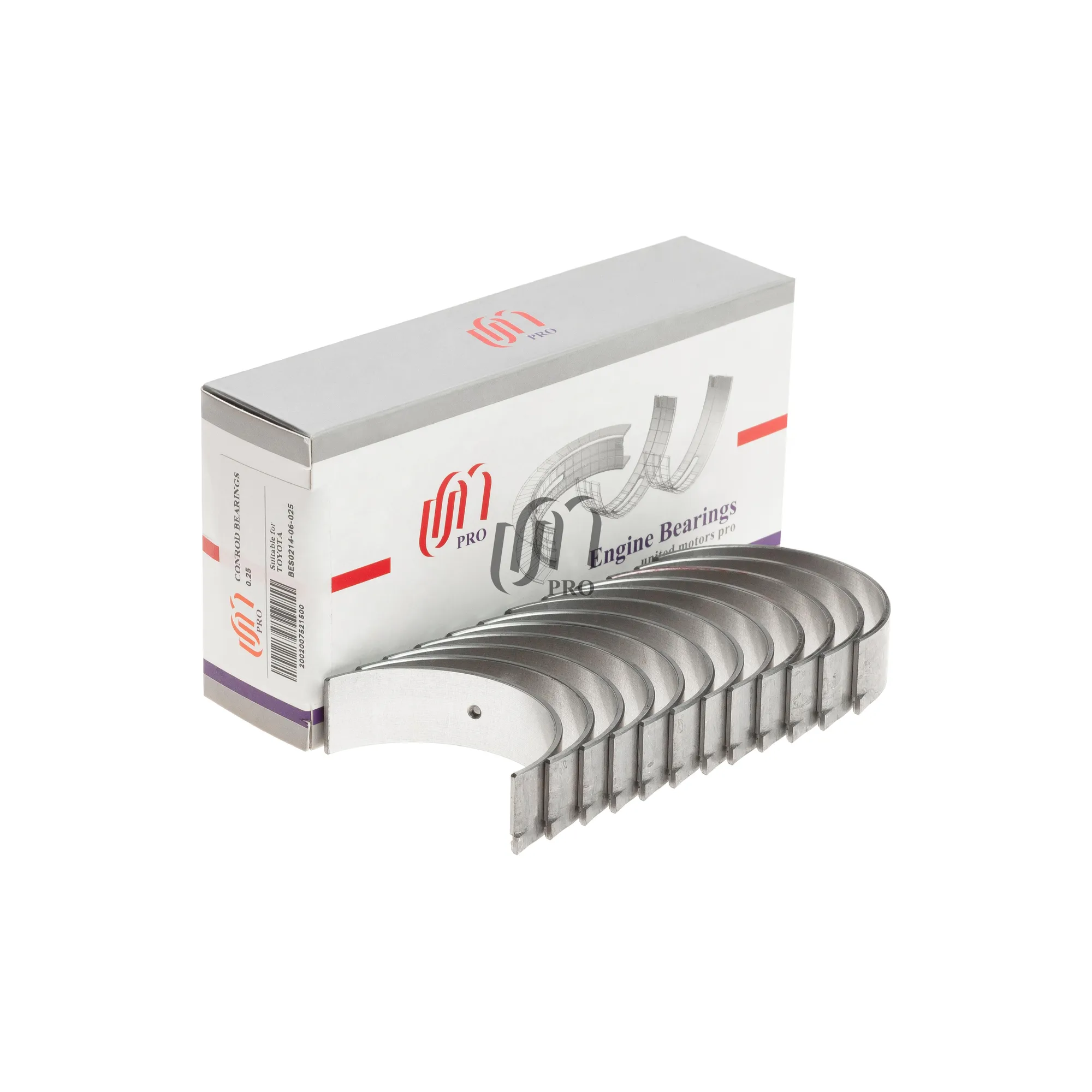Вкладыши шатунные 0.25 TOYOTA 5VZ-FE UM UNITED MOTORS UMPRO BES021406025