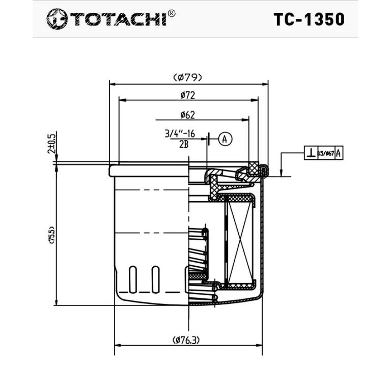 Деталь TOTACHI TC1350