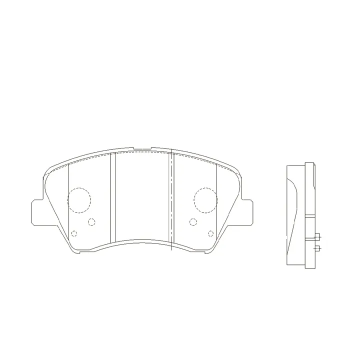 Колодки передние HYUNDAI Sonata IV (EF), Sonata V (NF), Elantra (XD CTR GK0497