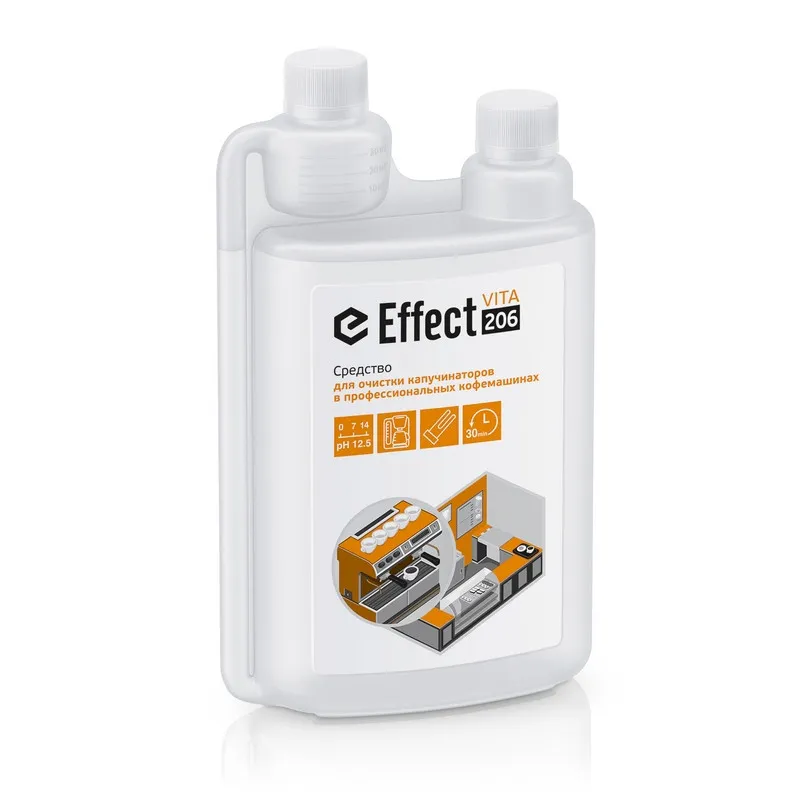Профхим от накипи д/чистки капучиноторов,щел,CIP Effect/VITA 206, 1л 1259433