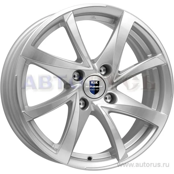 Диск литой R14 5.5J 4x100/67.1 ET35 КИК Игуана алмаз аргентум 11880