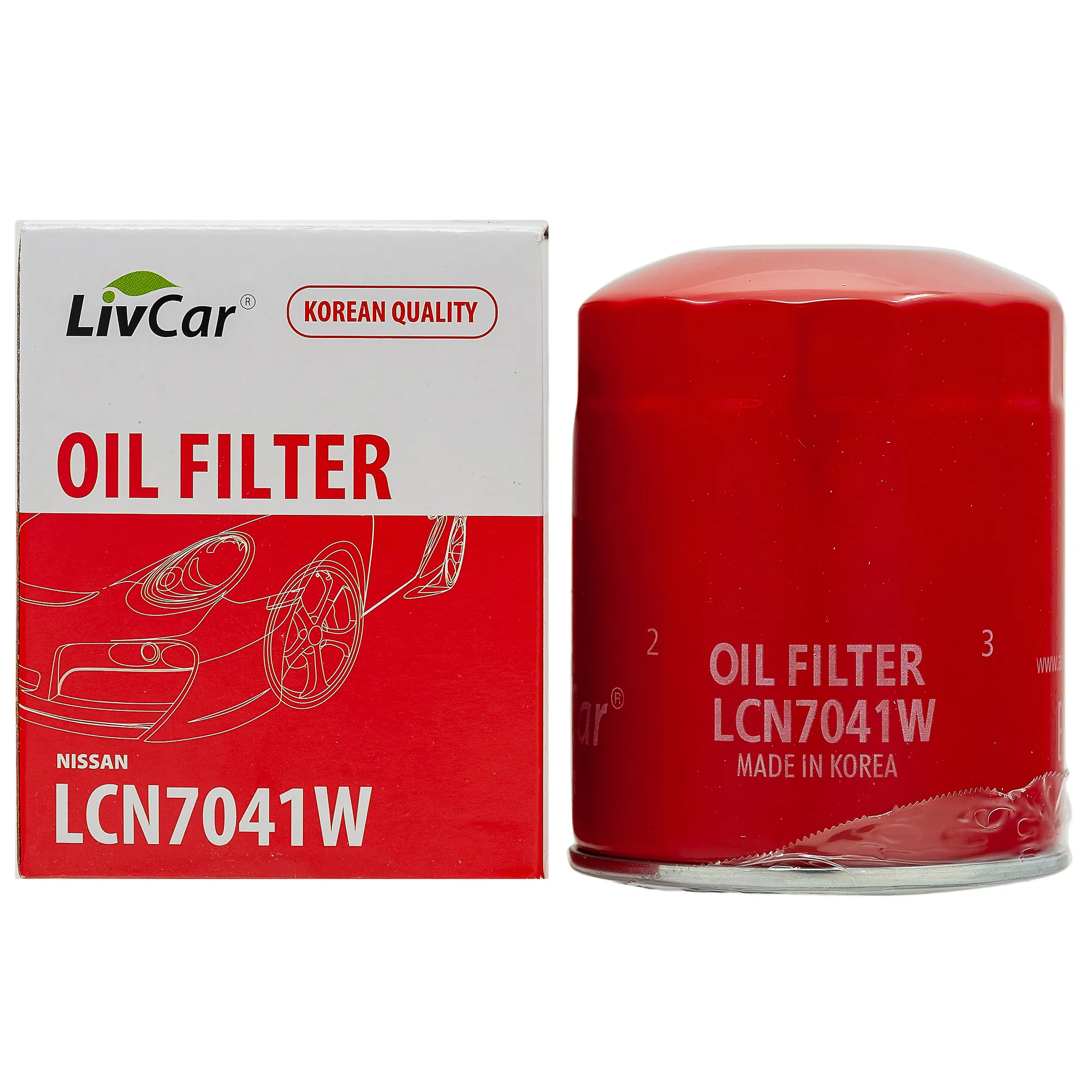 Фильтр масляный LivCar (VIC C-207L) NISSAN INFINITI LIVCAR LCN7041W