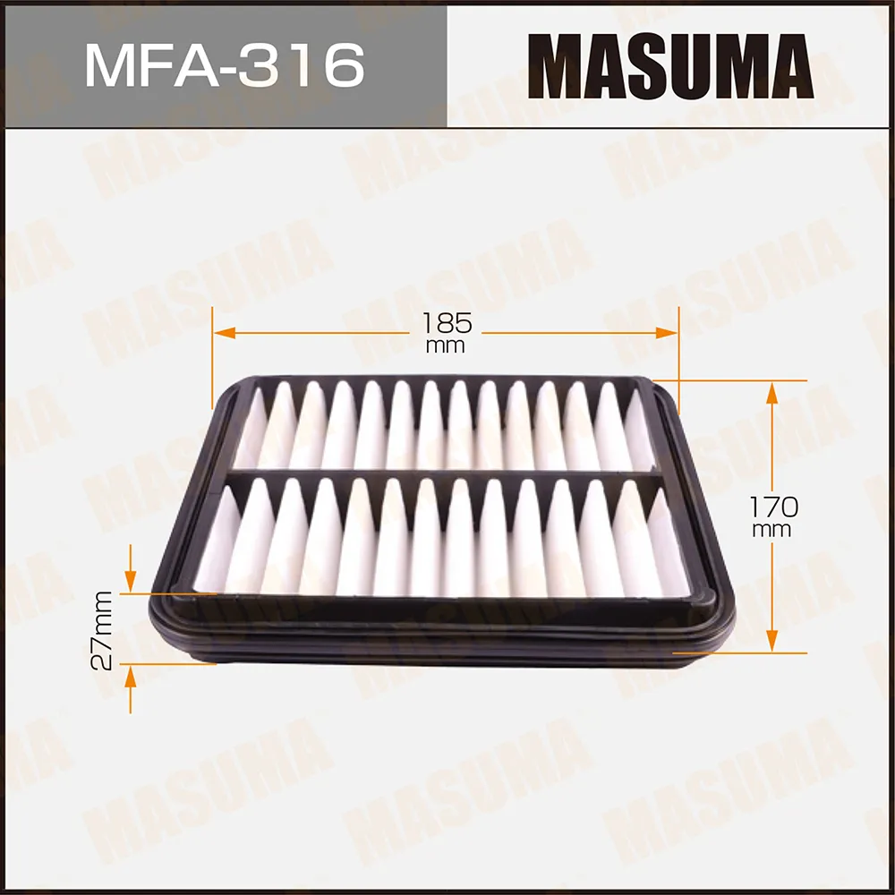 Фильтр воздушный TOYOTA Prius Hybrid 1.5 00-04 MASUMA MFA-316