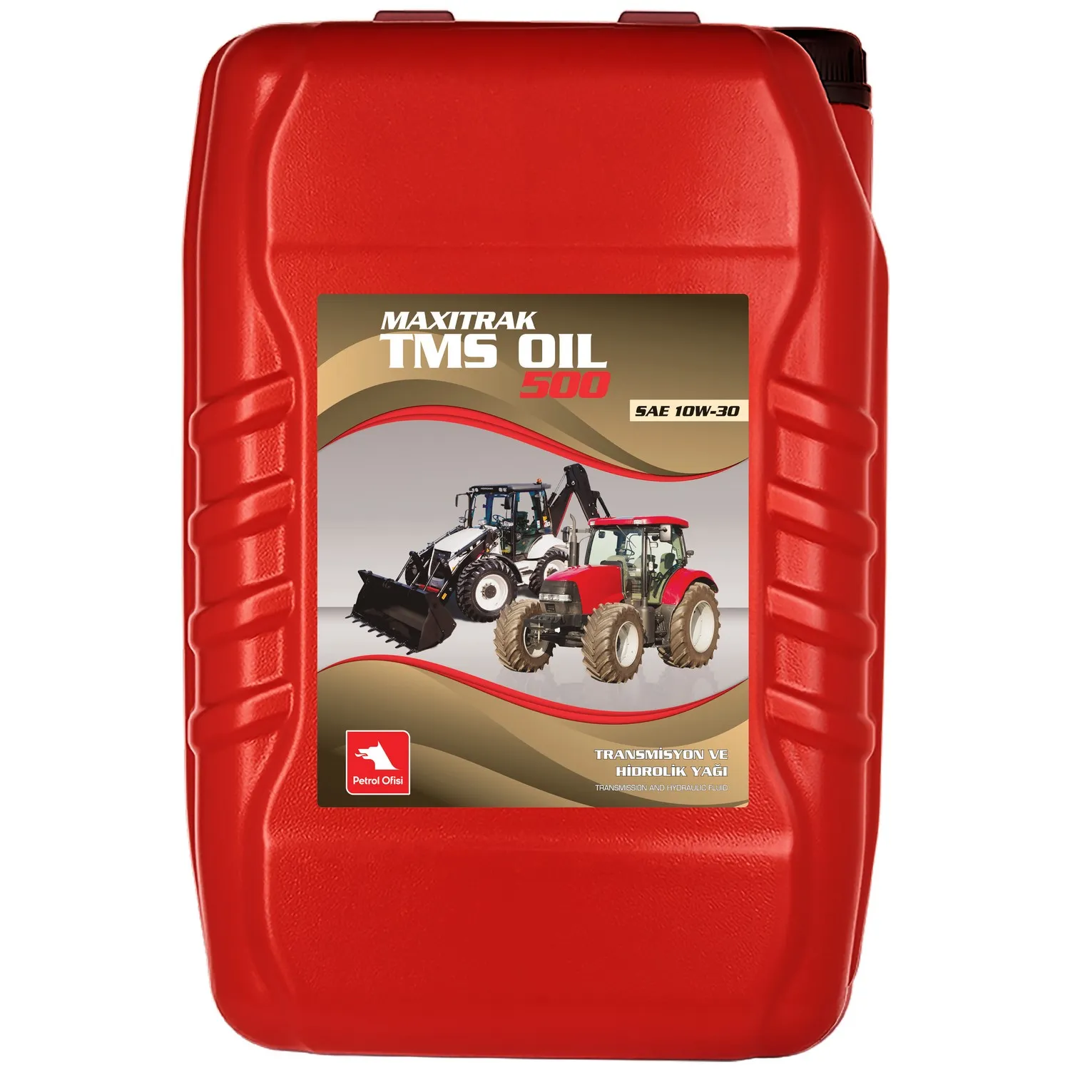 Масло трансмиссионное Petrol Ofisi MAXITRAK TMS OIL 500 10W-30 17,5 кг 400000533