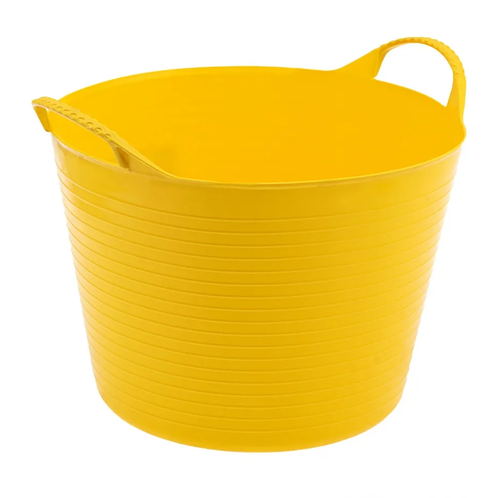 Ведро гибкое круглое 14 л, желтое СИБРТЕХ 67502