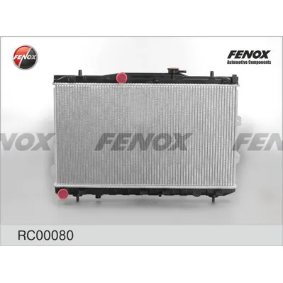 РАДИАТОР ОХЛАЖДЕНИЯ Kia Cerato, Spectra 1.6, 2.0 04- MT 668x376x16, паяный FENOX RC00080