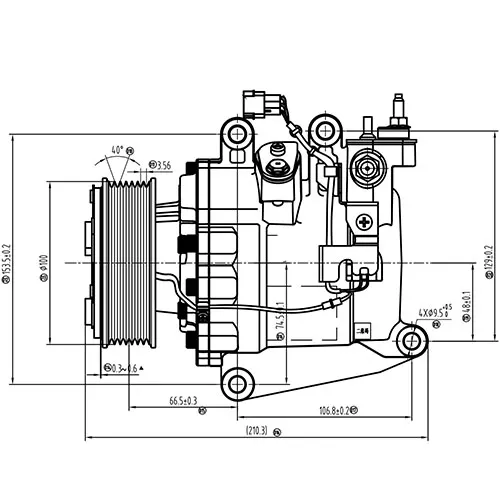 Компрессор кондиционера ZIKMAR Z14415R
