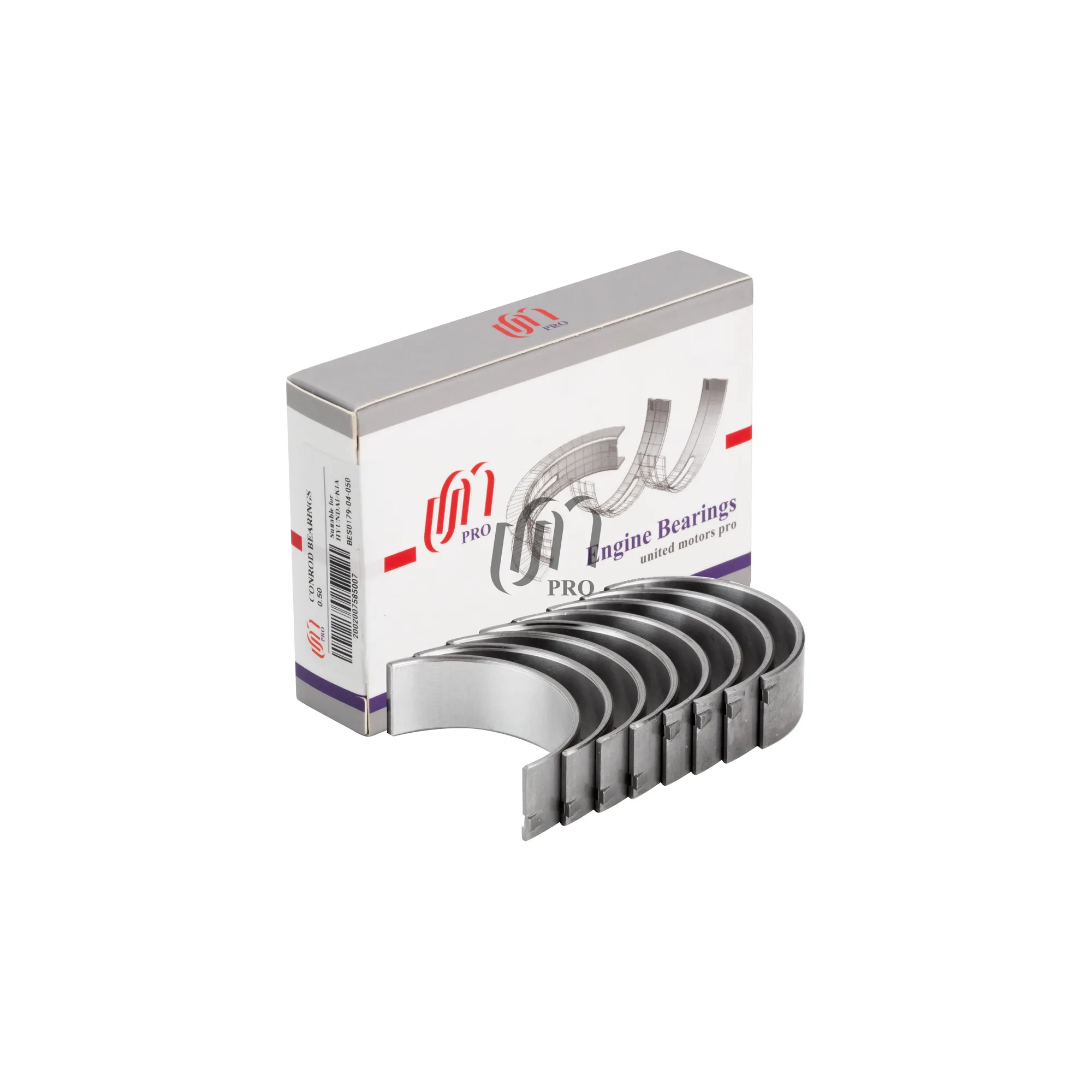 Вкладыши шатунные 0.50 KIA HYUNDAI G4NA G4NC UM UNITED MOTORS UMPRO BES0179-04-050