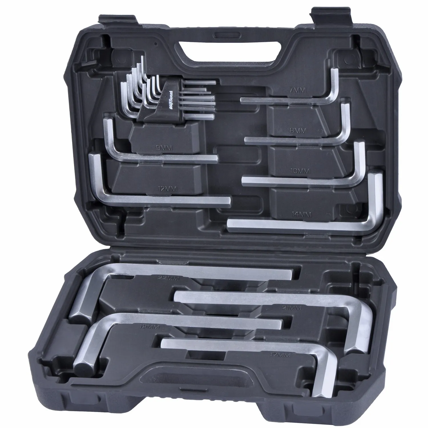 Набор ключей Г-образных HEX 2-22мм 19 предм. AVSTEEL AV-361119