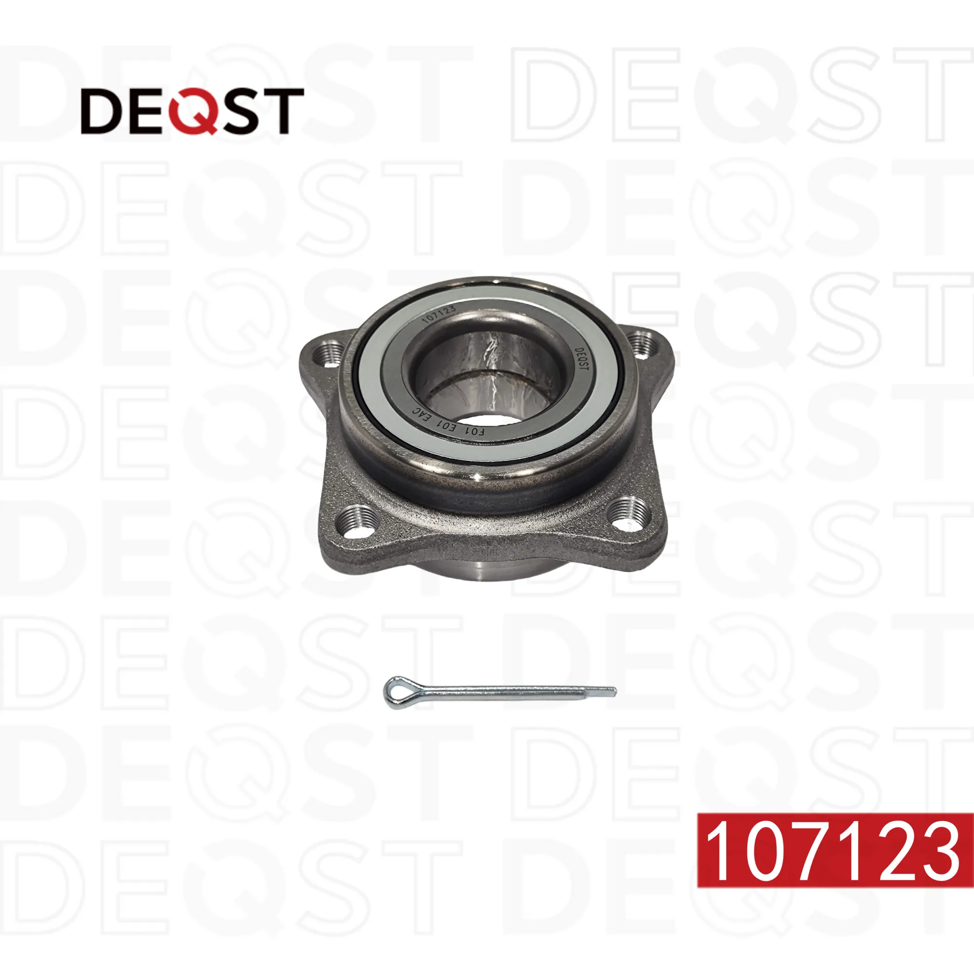 Ступица переднего колеса с подшипником MITSUBISHI Galant V/VI 92- DEQST 107123