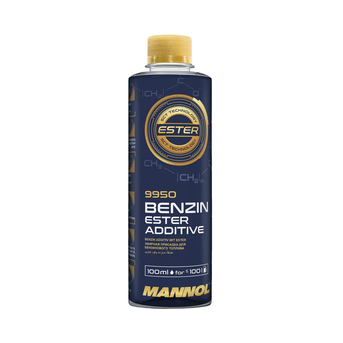 Эфирная присадка для топлива MANNOL BENZIN ESTER ADDITIVE, 250 мл, 9950025 MANNOL 9950025