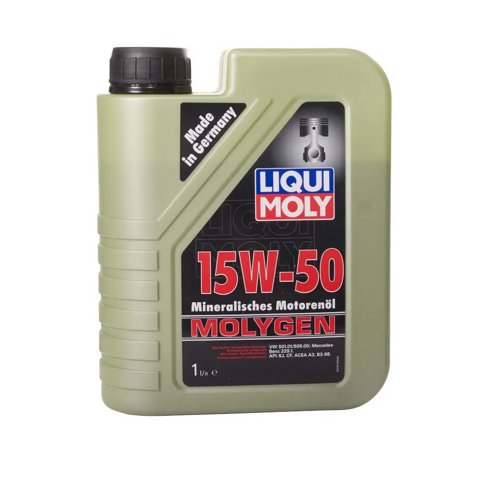 Масло моторное Molygen 15W-50 CF/SJ A3/B3 (1л) LIQUI MOLY 1911