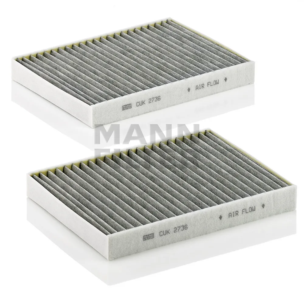 Фильтр салонный (угольный) (компл.2шт) BMW E39 MANN-FILTER CUK 2736-2