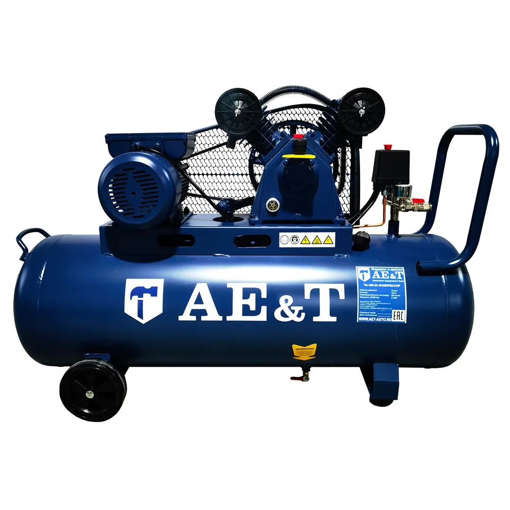 Компрессор AET 100л 290л/мин 220В AE&T TK1003A