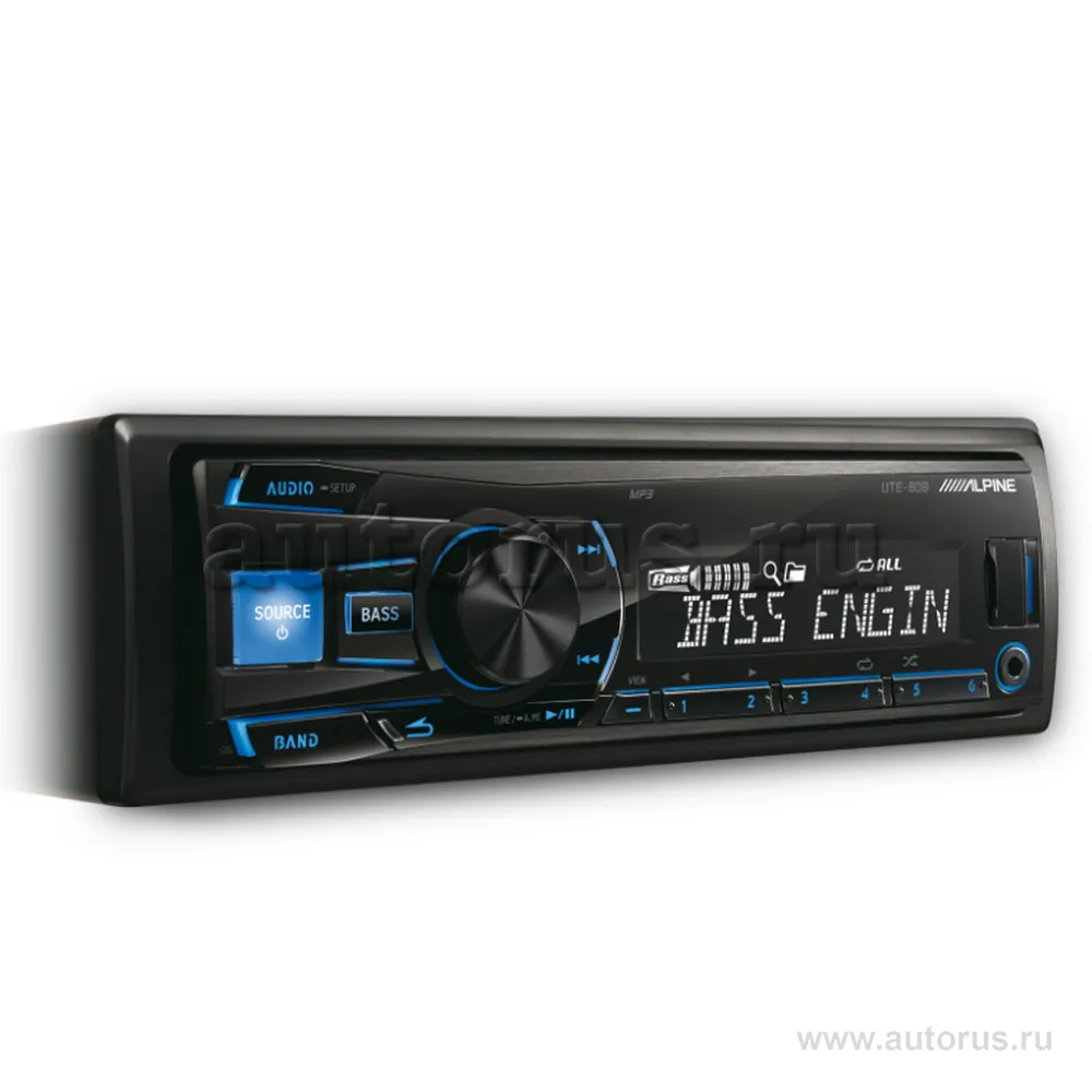 Автомагнитола ALPINE UTE-80B USB/MP3/AUX