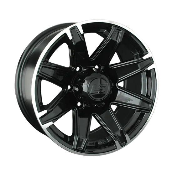 Диск литой R16 8J 6x139.7/110.5 ET10 LS 763 BKL S081142