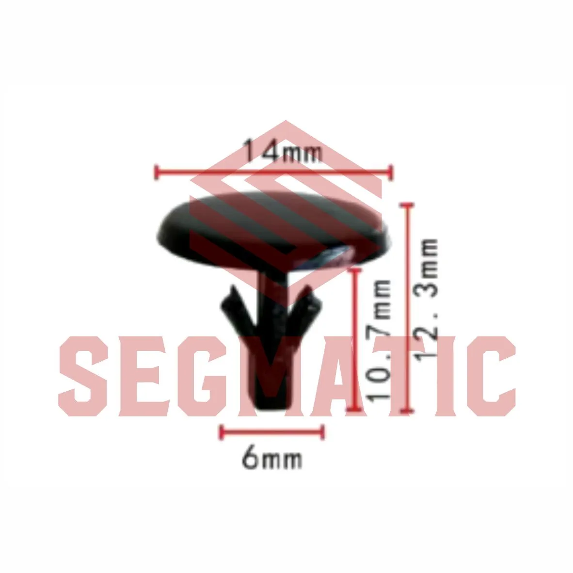 Клипса пластмассовая MAZDA SEGMATIC SG70203449