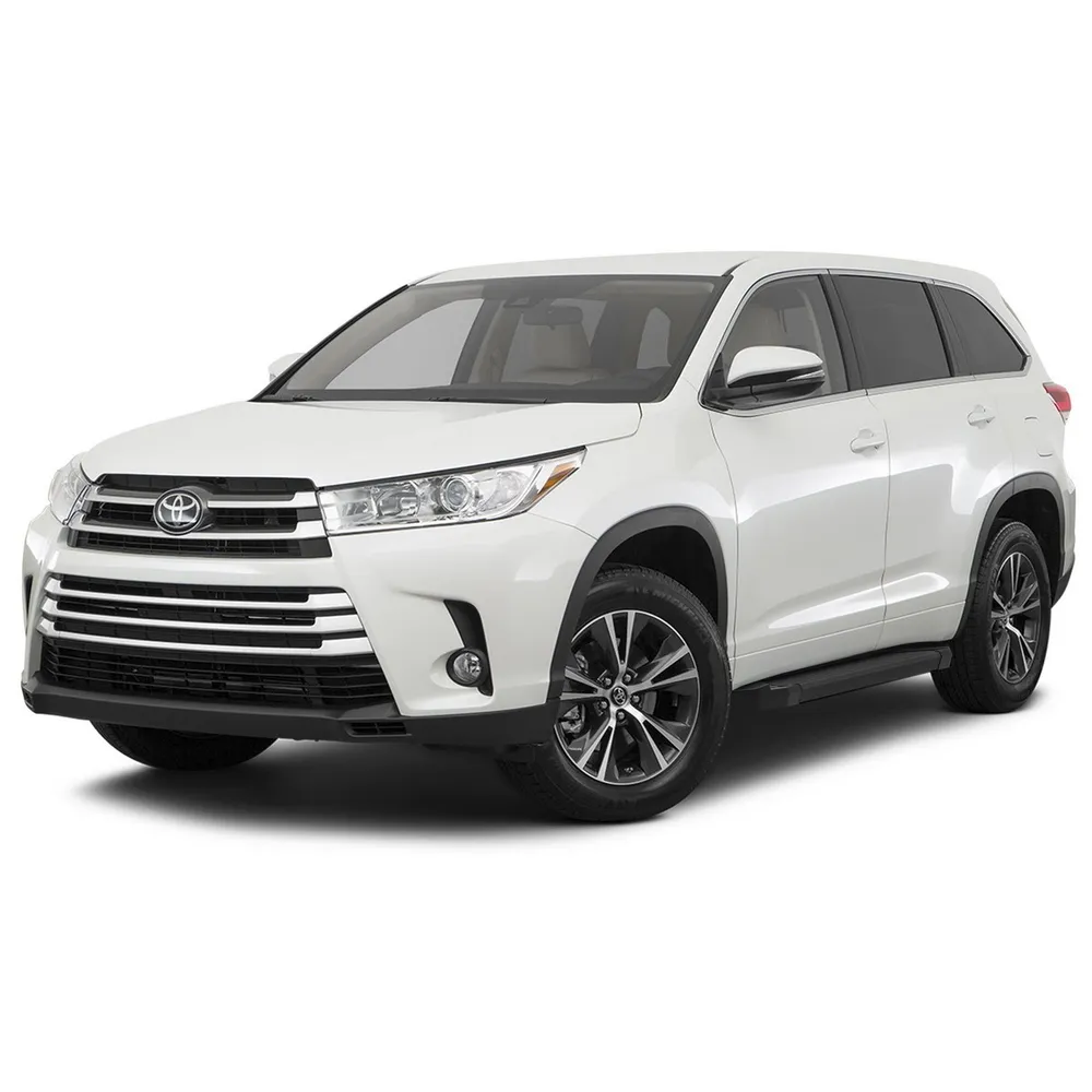 Порог-площадка Black F180ALB + комплект крепежа, RIVAL, Toyota Highlander 2014-2017- Toyota Highlander III F180ALB.5706.1