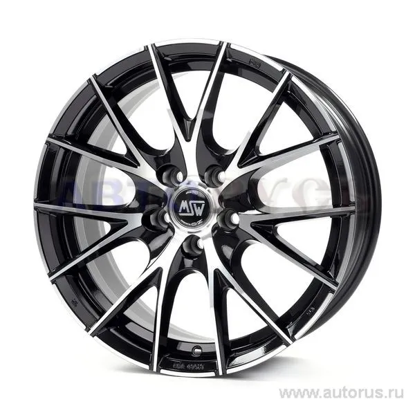 Диск литой R17 8J 5x120/72.6 ET29 MSW 25 Matt Titanium Full Polished W19222003P2
