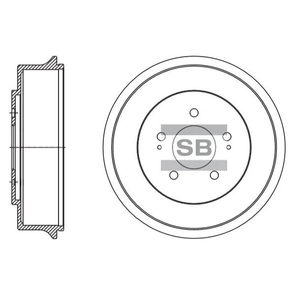 Барабан тормозной SANGSIN BRAKE SD1120