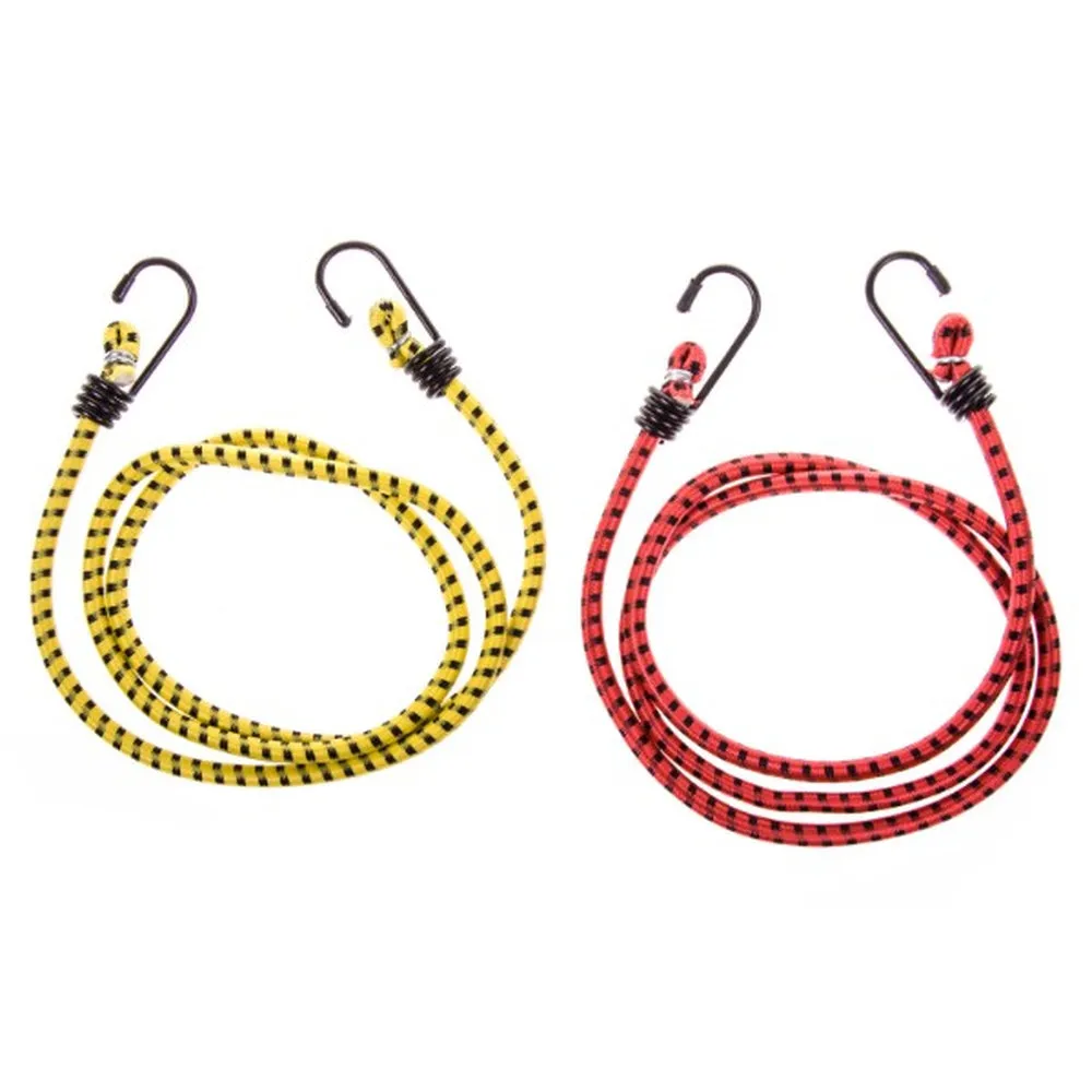 Стяжка груза (резинка) для крепления багажа 120 см 8 мм 2шт метал. Крюк SKYWAY SKYWAY S06001008