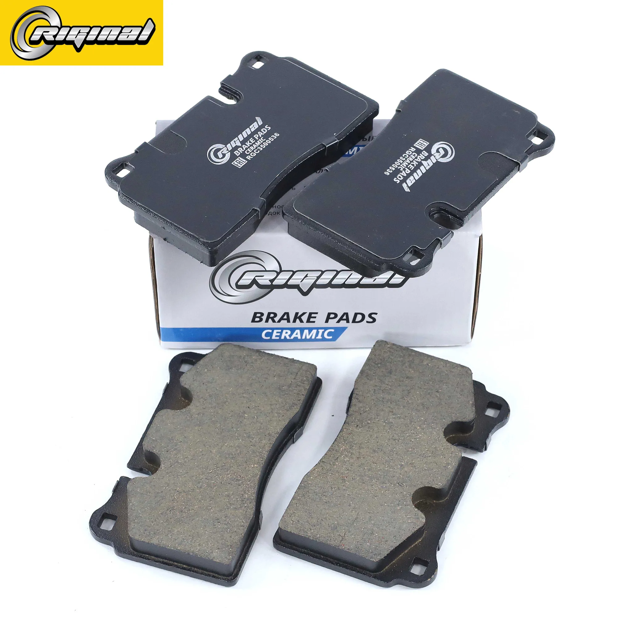 Колодка тормозная передняя Ceramic (кт.4шт.) VOLKSWAGEN TOUAREG 02- (7L6 698 151 E) Riginal RGC3500536