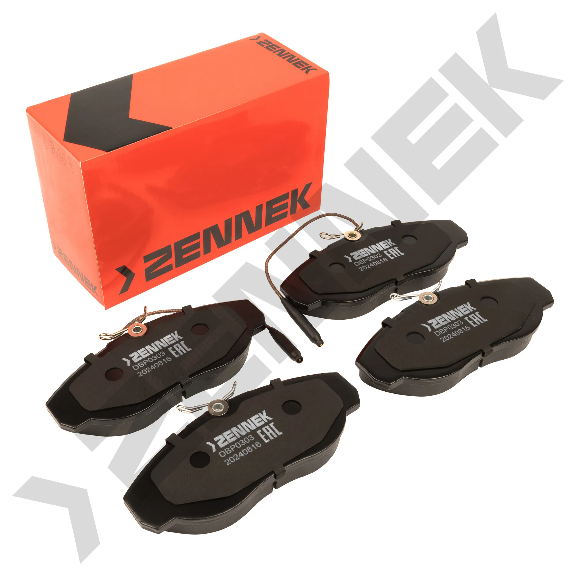 Колодки тормозные дисковые передние CITRON JUMPER 94-02, FIAT DUCATO 94-05 ZENNEK DBP0303