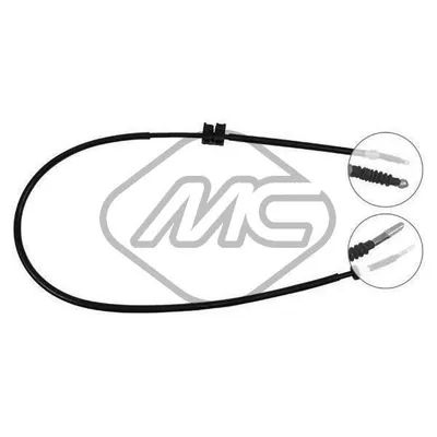 Трос ручника AUDI A6 ALL SX L Metalcaucho 80589